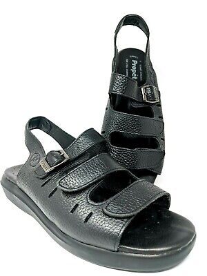NEW Women's Propet W0001 Bone Leather Comfortable Casual Sandals 