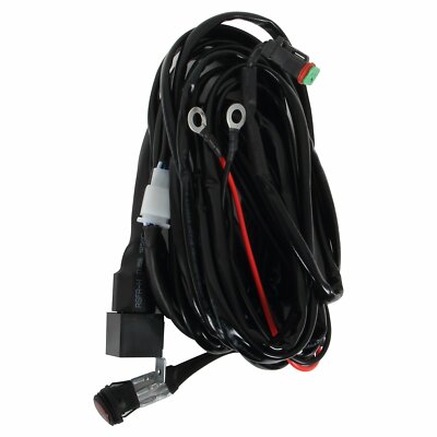 PILOT PL-HARN-LB1 PLX SINGLE LIGHT WIRING HARNESS KIT 30A FUSE UPC: 757558810338