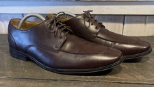 Cole Haan  Mens Oxford Shoe Split Toe Brown Leather Lace Up Sz 10 M