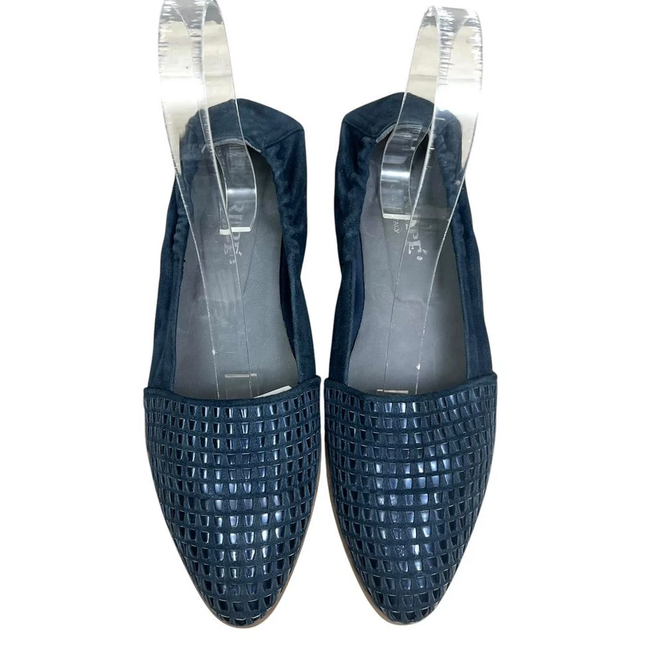 Mocasines de gamuza Maripe para mujer zapatos informales azul marino sin cordones plantilla acolchada talla 8-8,5 Foto 4 de 4