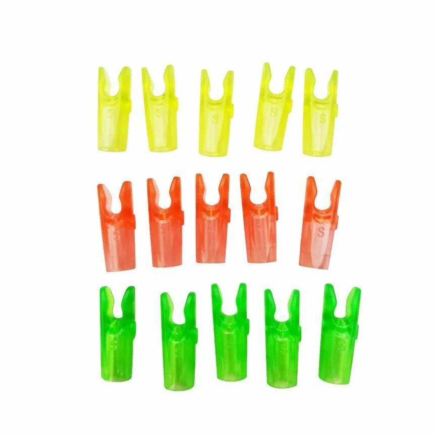 50pcs ID3.2mm Arrow Nocks Plastic Tails Pin Arrow Shaft DIY Archery Hunting - Image 3 of 4