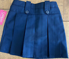 Girls School Uniform Navy Blue Pleated Skirt/Skort Size 4