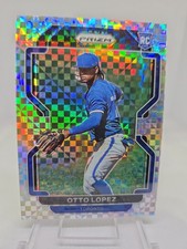 2022 Prizm Otto Lopez RC 59/75 Power Plaid Prizm #36 Toronto Blue Jays L👀k!