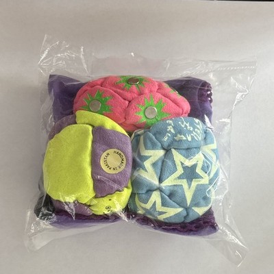 DirtBag All-Star Footbag 3-Pack + Carry Pouch Wash Bags