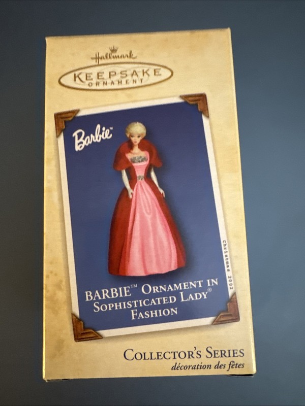 Hallmark Keepsake Ornament Barbie in Sophisticated Lady Fashion 2002