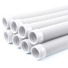 Professional 1.5" Swimming Pool Vacuum Cleaner Hoses 36 inches, White