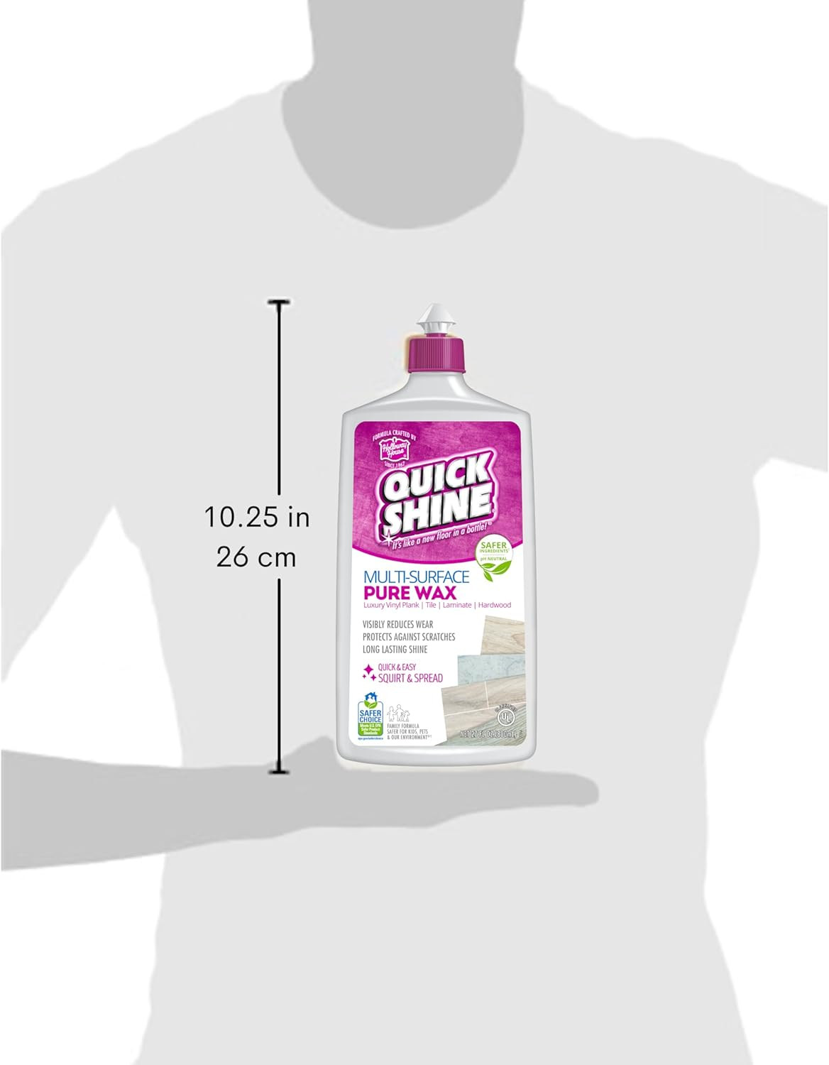 Pure Floor Wax 27Oz | a Buffable, Waterproof Finish for Regular and Hardwood Flo