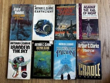 Lot of 8 Arthur C. Clarke Vintage Paperbacks