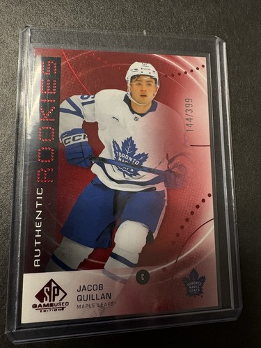 2025-26 SP Game Used - Jacob Quillan #AR-JQ - Authentic Rookies Red /399 (RC)