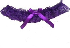 Wedding garters for bride with bow party prom leg lace garter