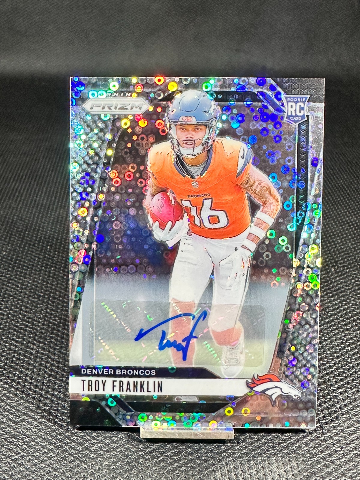 2024 Prizm Football  TROY FRANKLIN  RC Auto No Huddle Prizm  #393