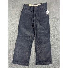 Gap Kids Navy Blue Corduroy Pants Straight Leg Boys Size 6 Regular NWT