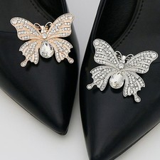2 Pcs Shoe Jewellery Clips Shoes Accessories Charms Princess Wedding Decor