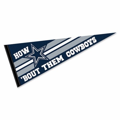 Dallas Cowboys How Bout Them Cowboys 12x30 Pennant Flag