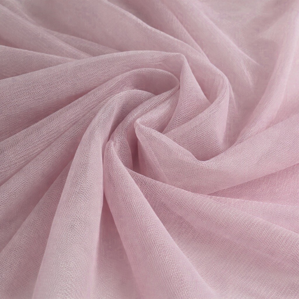 Dusky Pink Soft Tulle Fabric | 150cm Wide | Prom & Bridesmaid | Per Metre
