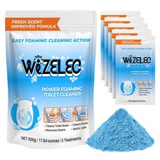 5Pk Toilet Bowl Cleaner Powder Foaming Bathroom Toilet Clean Fresh Odor Control