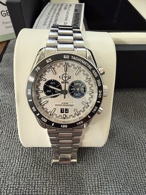 GV2 By Gevril Men's 42904B Freccia Chronograph Stainless Steel Swiss Made Watch