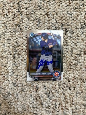 2025 Bowman Draft Chrome Josiah Hartshorn #BDC-21 1st Signed IP Auto