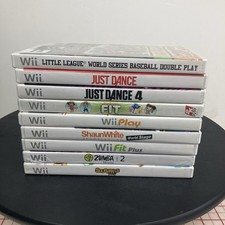 9 Game Wii Little League World Series Double Play Dance Shaun White Complete