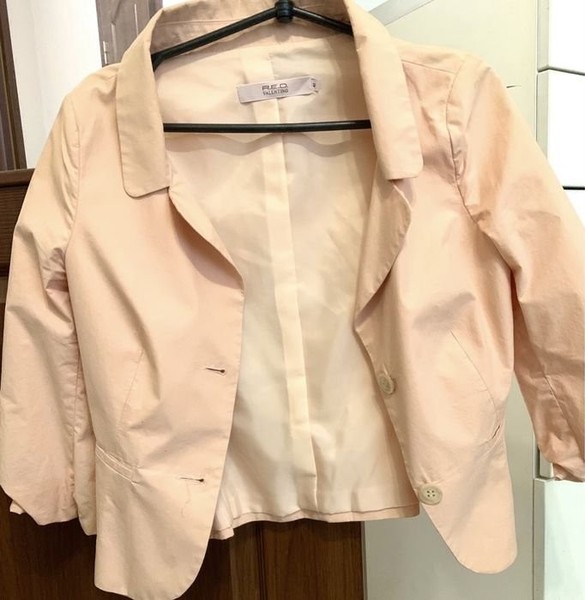 Women RED Valentino Blazer White Cotton 36