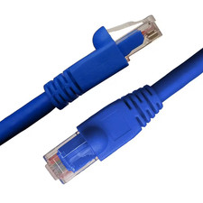 10 Ft. Cat6A Snagless Unshielded UTP Network Patch Cable, Blue