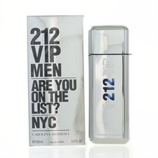212 Vip 3.4 Eau De Toilette Spray by Carolina Herrera Box for Men