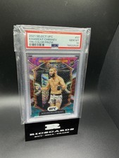 2021 Select UFC Khamzat Chimaev Tri Color Prizm PSA 10