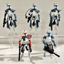 Lote de figuras Star Wars Clone Wars Hunt Fordo Grievous Captain Arc Trooper