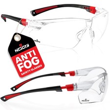 Clear Safety Glasses for Men and Women with Anti-Fog and Scratch Resistant Wr...
