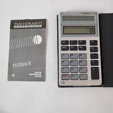 Vintage Texas Instruments TI-1766 ii Calculator NIB 
