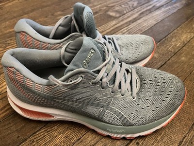 Asics Womens Gel Cumulus 22 1012A741 Gray Running Shoes Sneakers Size 7