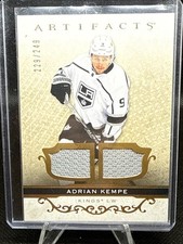 21-22 UD Artifacts Hockey Gold Materials #18 Adrian Kempe /249 Jersey