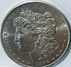 1892 CC Morgan Dollar cleaned