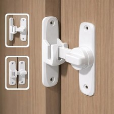 90/180 Degree Flip Door Lock Sliding Latch Anti-theft Security Gate Bolt UK