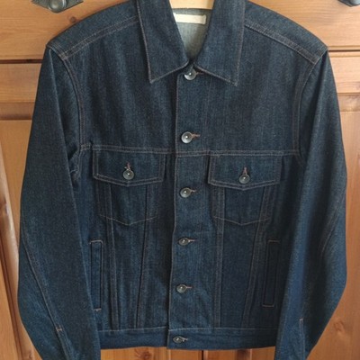 The Unbranded Brand UB 901 14.5oz Raw Indigo Selvedge Denim Jeansjacke Blau M