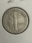 1943 mercury dime no mint mark