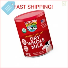 Horizon Organic Instant Dry Whole Milk Powder, Shelf Stable, Offers a Great Tast