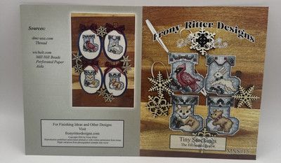 Frony Ritter Designs Tiny Stockings Enchanted Forest MNS#15 Cross Stitch Pattern