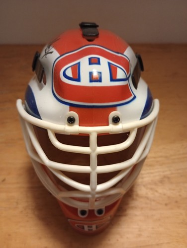 Andy Moog Autographed Montreal Canadiens Riddell Mini-Goalie Mask - Picture 4 of 6