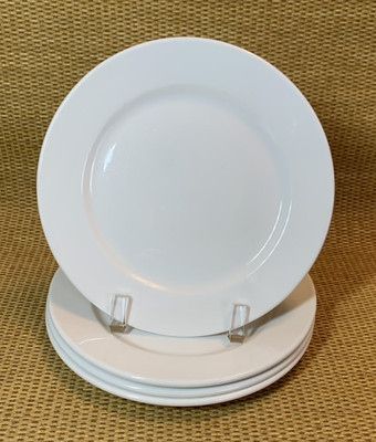 TUDOR WHITE Dudson Stoke on Kent England 8'' Salad Dessert Plates Set(s) 4