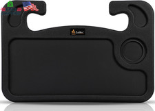 2 in 1 Car Steering Wheel Desk  Tray for Laptop Car Mount with Pen Holder  Des