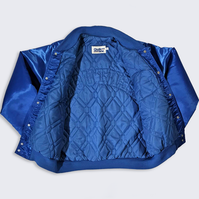 Kentucky Wildcats Vintage 80s Chalk Line Satin Bomber Jacket