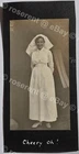 WW1 India - QAMNSI Army Nurse ''Cheery Oh ! '' 4th Queens Rgt  Photo 10 by 6cm