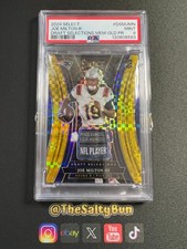 2024 Select Gold Prizm Draft Selections Joe Milton III /10 PSA 9 LAUNDRY TAG