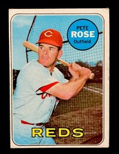 1969 Topps Set-Break #120 Pete Rose LOW GRADE (crease)