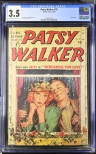 Patsy Walker #27 Louise Altson Painted Cover Timely Comics 1950 CGC 3.5