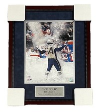 Tedy Bruschi New England Patriots Snow Celebration 11x14 Photo Framed 18x22