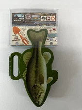 Flambeau Wild Bite Adventure Bass Fishing Kit Kids 25pc Tackle Box Outdoors Gear