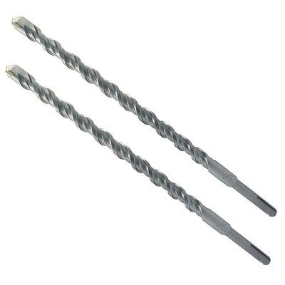 2-Pack SDS Plus Rotary Hammer Drill Bit 5/8 Inch x 12 Inch, Carbide Tipped Ma...