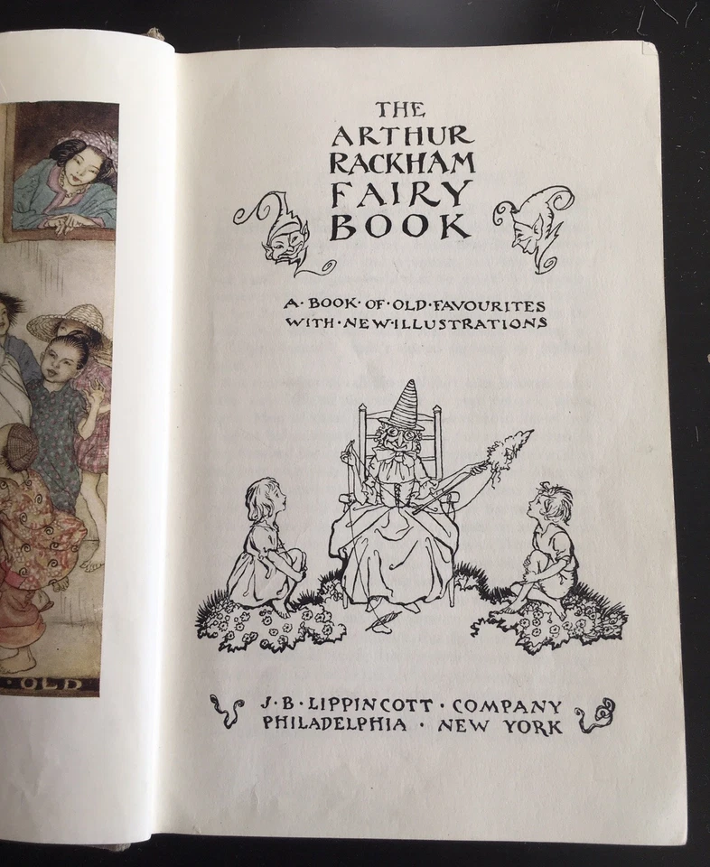 The Arthur Rackham Fairy Book J. B. Lippincott. Co. Philadelphia First Edition - Image 2 of 4